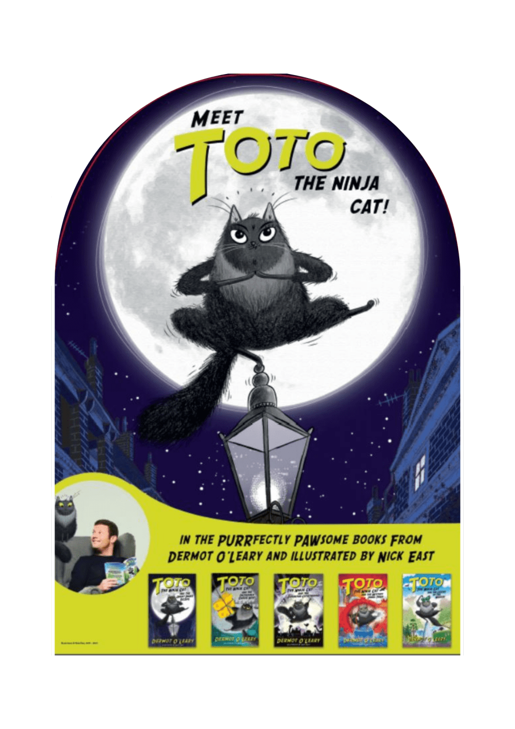 Toto the Ninja Cat Standee