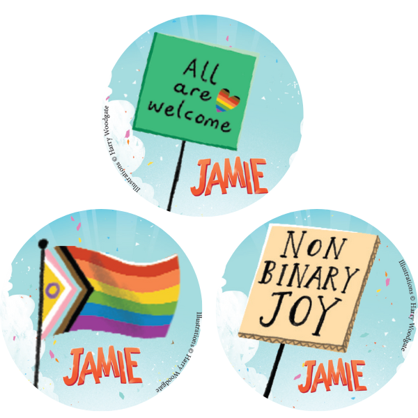 Sticker designs for Jamie by L.D. Lapinski