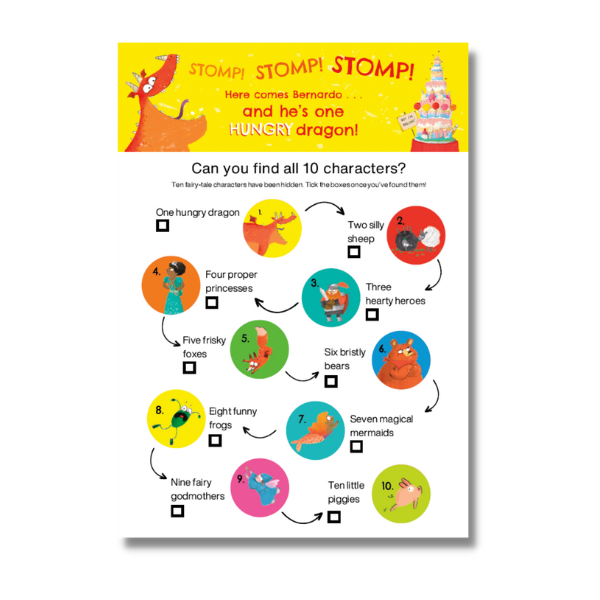 One Hungry Dragon activity pack