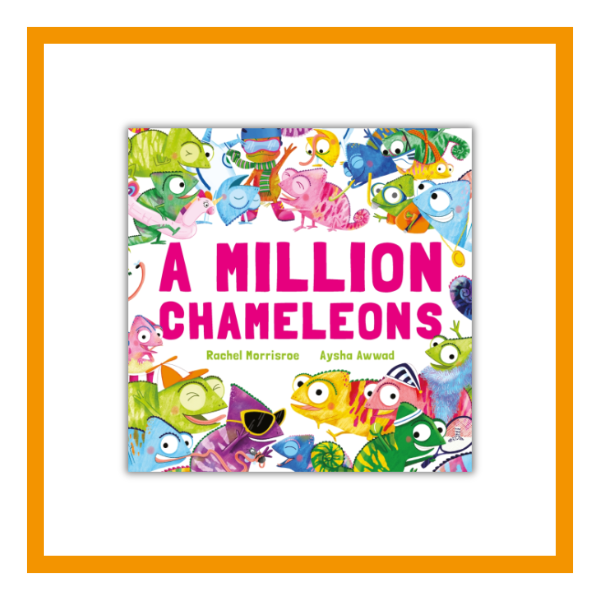 A Million Chameleons mini standees