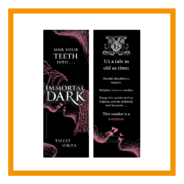 Immortal Dark Bookmarks