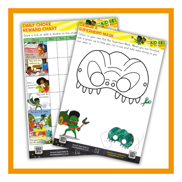 Kid Rex activty sheets