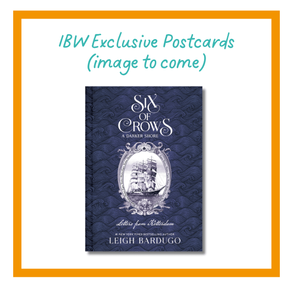 Letters from Ketterdam holding image on a white background with orange details