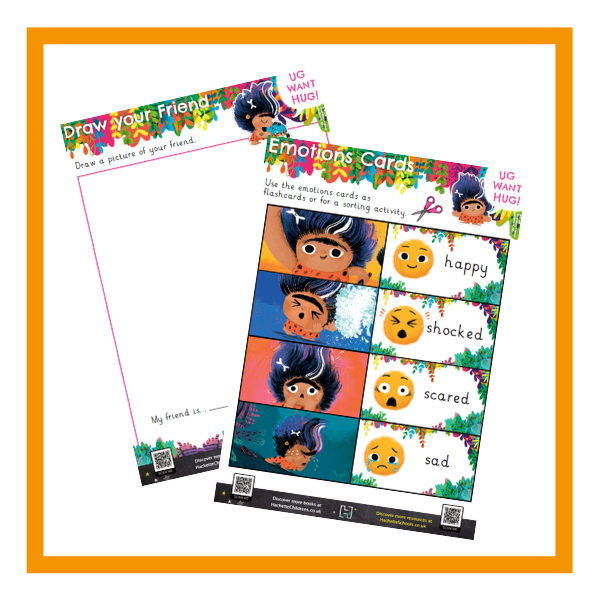 Ug Want Hug Activity Sheets